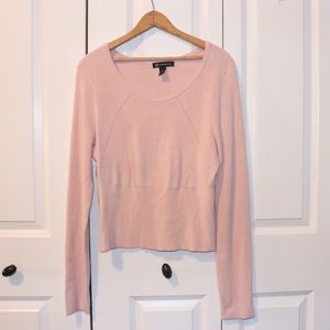 Semi-Cropped pink sweater
